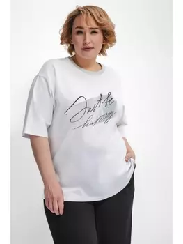 Майки, футболки Футболка оверсайз с принтом арт.3736