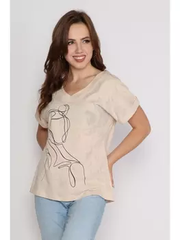 Майки, футболки Футболка Изящество , кремовый
