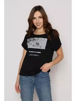 Майки, футболки Футболка Натура , черный