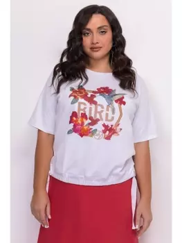 Майки, футболки Хлопковая футболка с принтом арт.3293