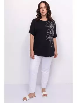 Майки, футболки Хлопковая футболка с принтом арт.3276