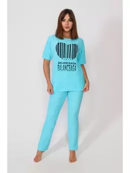 Одежда для дома Комплект Balanceaga, бирюза
