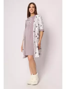 Одежда для дома Комплект Часики, какао