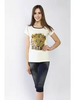 Одежда для дома Комплект Леопард бриджи