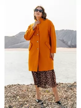 Пальто 1003 мандарин
