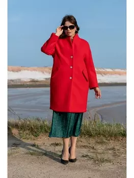 Пальто 1005 красный