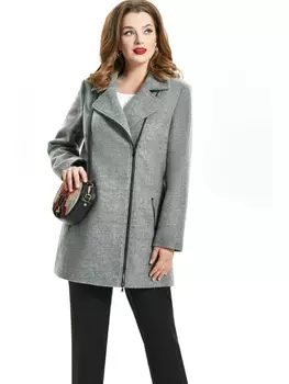 Пальто 1565 серый