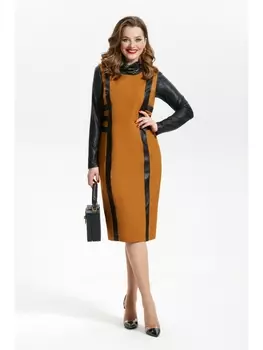 Пальто 1809 горчица