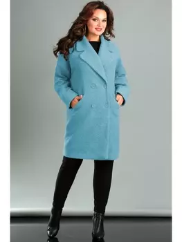 Пальто 2033-2 голубой