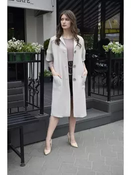 Пальто 2082 бежевый