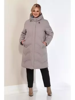 Пальто 2163 розовая пудра