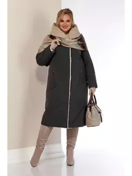 Пальто 2167 темный графит