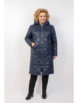 Пальто 28-19 синий