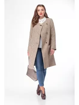 Пальто 336 бежевый