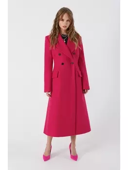 Пальто 3388 ярко-розовый
