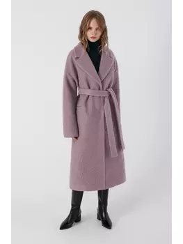Пальто 3401 серо-сиреневый
