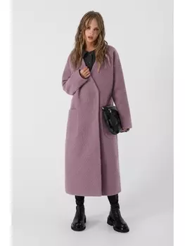 Пальто 3424 серо-сиреневый