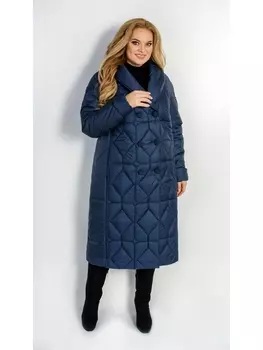 Пальто 3820 синий