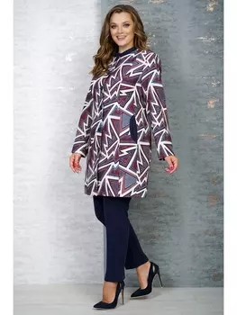 Пальто 4427 фиолетовый