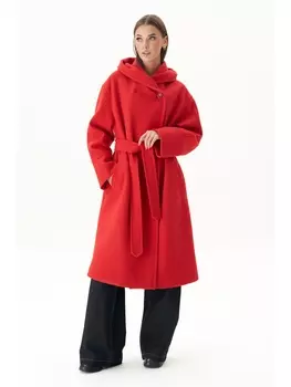 Пальто 4915 красный