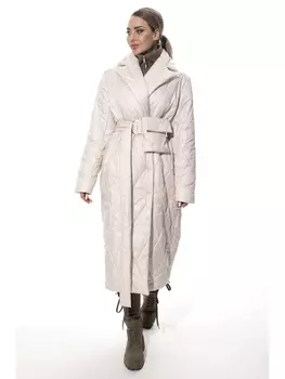 Пальто 7134 молочный