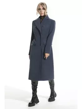 Пальто 7135 синий