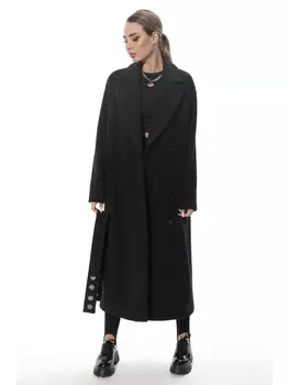 Пальто 7141 черный