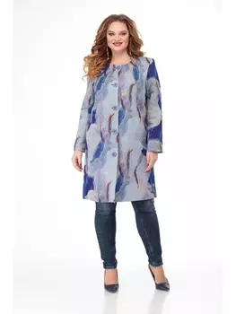 Пальто 727 перья