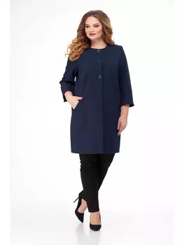 Пальто 727 синий