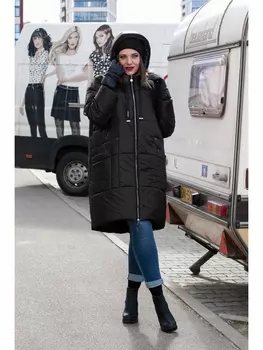 Пальто 8276 черный