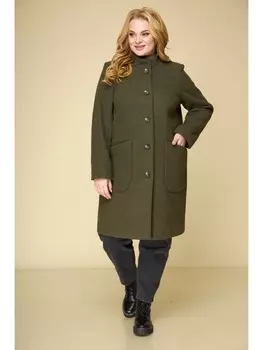 Пальто 829 олива