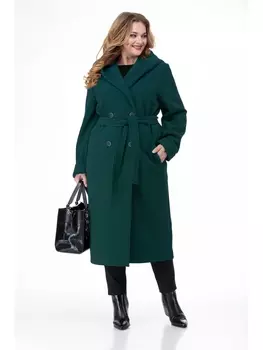 Пальто 838 изумруд