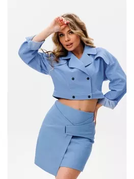 Пиджаки, жакеты 1064B голубой