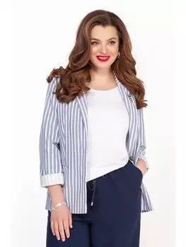 Пиджаки, жакеты 1237 голубой