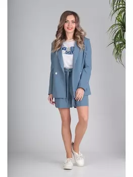 Пиджаки, жакеты 13753 голубой