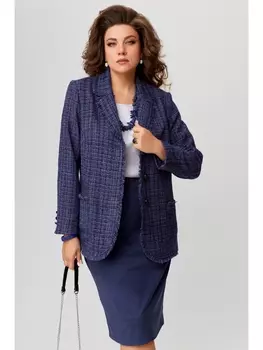 Пиджаки, жакеты 20511 сине-баклажановый