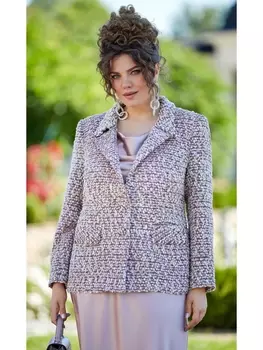 Пиджаки, жакеты 22453 меланж пудра