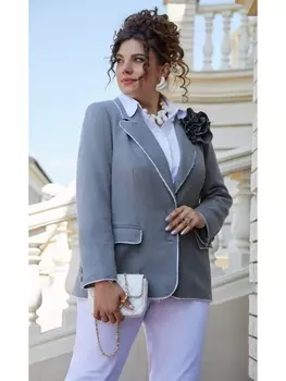 Пиджаки, жакеты 22523 серый