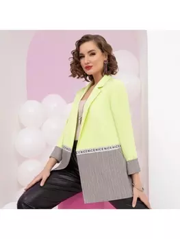 Пиджаки, жакеты 351449 (Почерк стилиста (лайм))