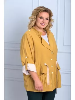 Пиджаки, жакеты 728 горчица