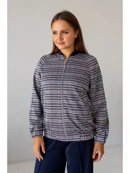 Пиджаки, жакеты Б-03 черно-голубой