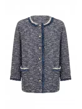 Пиджаки, жакеты Мягкий жакет с жемчугом арт.3402