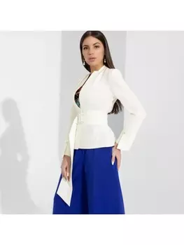 Пиджаки, жакеты С высоты подиума (нью, с поясом)