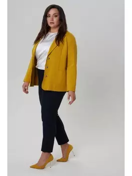 Пиджаки, жакеты Трикотажный прямой жакет арт.3503