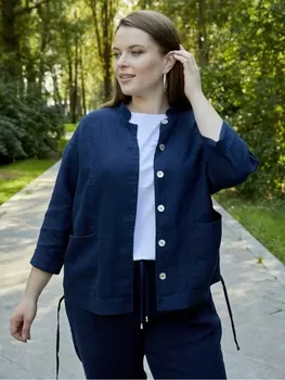 Пиджаки, жакеты Жакет 2849 синий