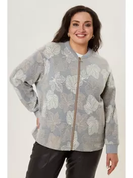 Пиджаки, жакеты Жаккардовый жакет на молнии арт.3519