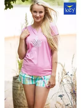 Пижамы LNS 453 1 A21 Пижама женская с шортами