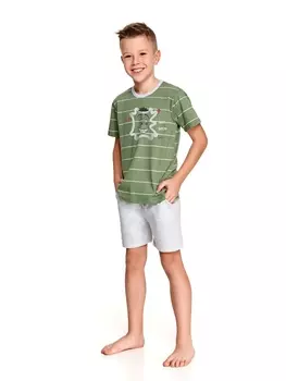 Пижамы, ночные рубашки 2522/2523 SS21 KAROLEK Пижама для мальчиков с шортами