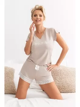 Пижамы Simply 1/2 pyjamas Beige