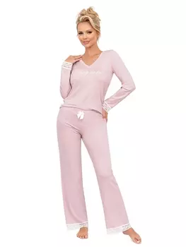 Пижамы Simply long pyjamas Powder Pink